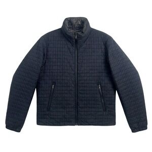 Prada Art.SGH276 Down Jacket Size 50(IT)/L in Navy Blue